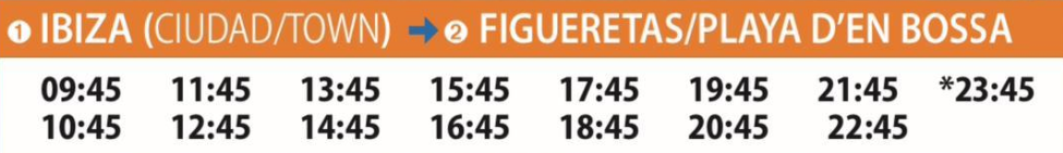 Horario Beach City Boat